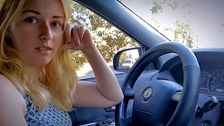 amateur Helped the blonde fix the car and fucked her blonde