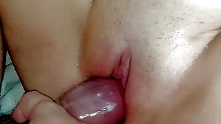amateur my stepsister Bony eats my dick, she has a tight pink pussy! POV blonde