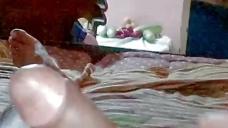 cumshot Please use earphone..horny Desi wife riding hard on bf cock with horny hindi voice mature