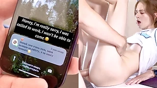 pov My stepbrother took Viagra and turned to me for help. creampie