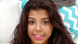 brunette Young Petite Latina Teen Fucked By Dealer For Payment big cock
