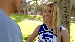 big cock Petite High School Cheerleader Fucks Guy From Craigslist small tits