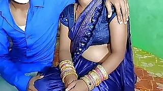 blowjob Blue sharee me indian hot mom ki chudai gaping
